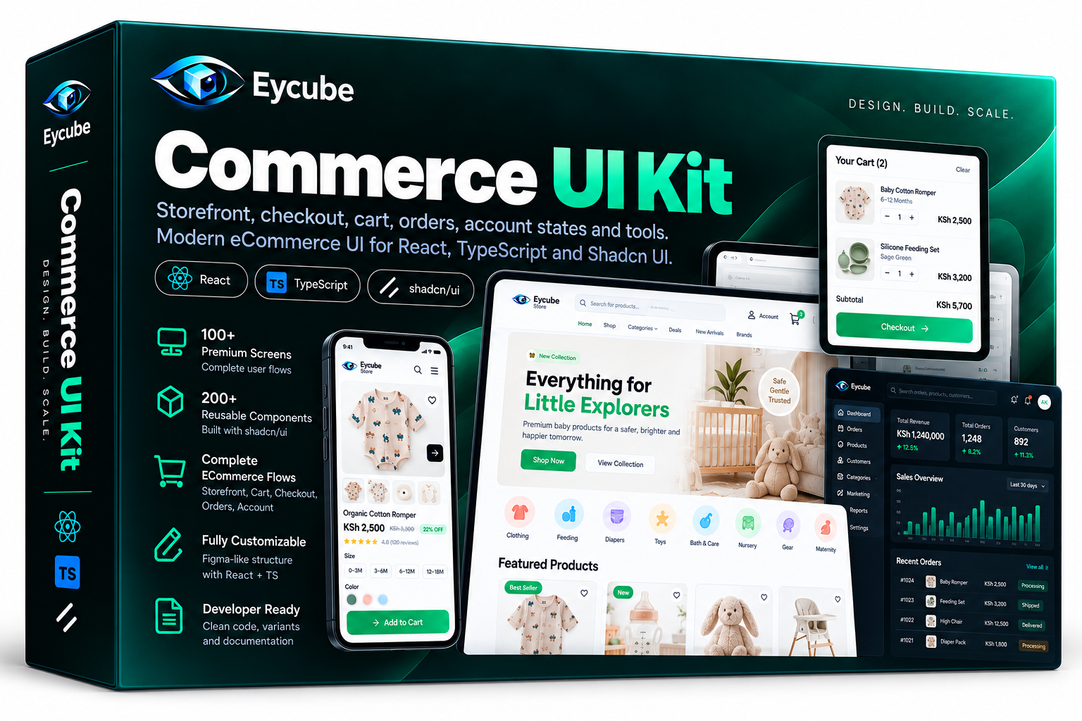 Eycube Commerce UI Kit screenshot 1